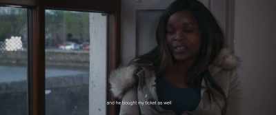 And he bought my ticket as well, and he gave me the ticket and gave me instructions - Borderless