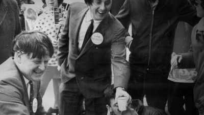 And Brian Epstein, the manager,
fortunately, fortuitously, - Offside: The Harold Ballard Story