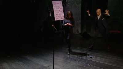 And bring yourself back
to the microphone, thank you. - Derren Brown: Miracle