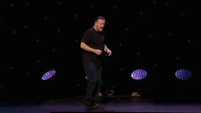 And he came up to us
and went, "Hello, boys." - Ricky Gervais: SuperNature
