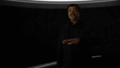 And we can aim it
at almost any direction. - Cosmos: Possible Worlds