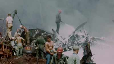 And he can feel the
heat -- in every way. - The Pacific War in Color