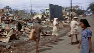 And captures the
sights with his own camera. - The Pacific War in Color
