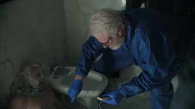 And he checked out...
a few hours ago. - NCIS: Sydney