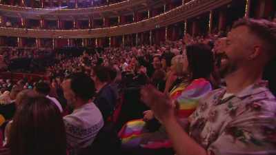 And...
CHEERING AND APPLAUSE - An Audience With Kylie