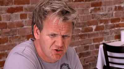 AND CHOCOLATE MINT SAUCE
WITH BONES OF LAMB. - Kitchen Nightmares