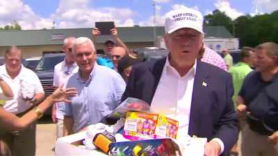 And he committed $100,000
right there on the spot - Trump 2024: The World After Trump