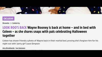 And it contained
three of my private Instagram posts. - Coleen Rooney: The Real Wagatha Story