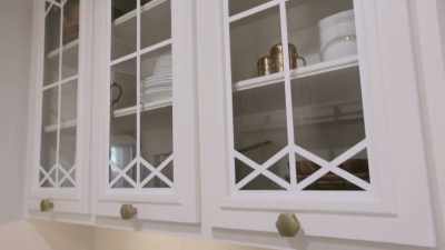 And we could have had
plain glass cabinet doors - Fixer Upper: Behind the Design