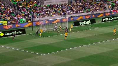 And Courtney Nevin, ball back post, - Matildas: The World at Our Feet