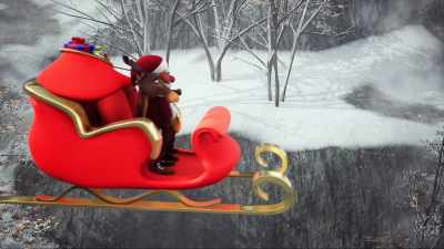 And cradled there
in the scented hay, - A Frozen Christmas 2
