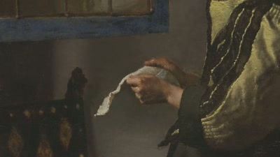 And he creates this tension - Vermeer: The Greatest Exhibition