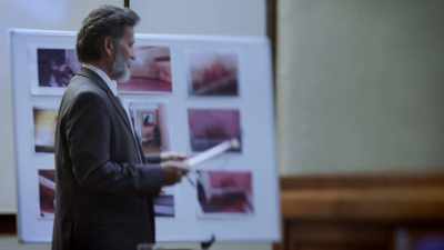 And Deaver ultimately admits
he did do such a test. - An American Murder Mystery: The Staircase