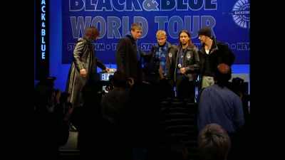 And we decided
to call it Black & Blue - Larger than Life: Reign of the Boybands