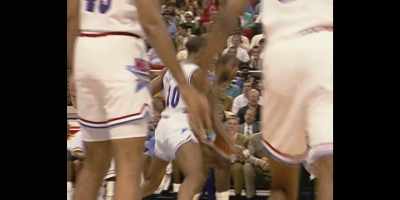 And Dennis Rodman bodychecked me so much, - They Call Me Magic