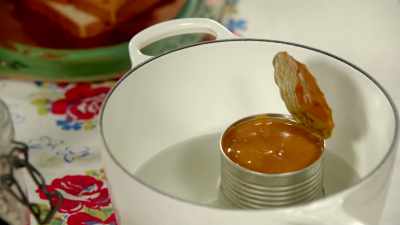And for dessert,
Gypsy flan fit for a hobo. - At Home with Amy Sedaris