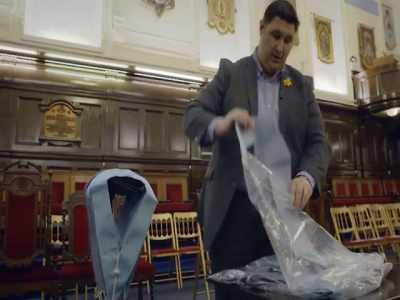 And we didn't have anything
to hang these on, - Inside the Freemasons