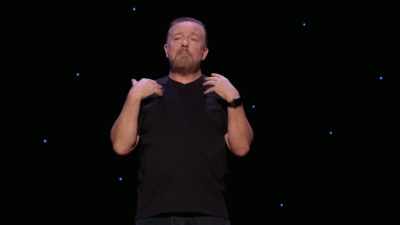 And he didn't.
He went, "That's a good question." - Ricky Gervais: SuperNature