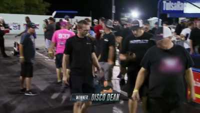 And Disco Dean gets the win. - Street Outlaws No Prep Kings Team Attack