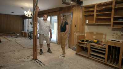 And we discovered
that this beam is carrying
the load from the roof, - Why the Heck Did I Buy This House?