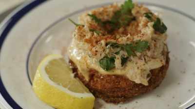 And it does look very much
like a crab cake - No Recipe Road Trip With the Try Guys