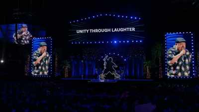 And it doesn't stop,
it keeps kicking you on the ground, - Gabriel Iglesias: Stadium Fluffy