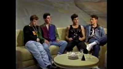 And Donnie was the first
one to get in the group - Larger than Life: Reign of the Boybands