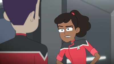 And don't check, because
if she doesn't have time, - Star Trek: Lower Decks