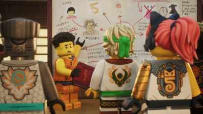 And don't forget, Ras was also attacked
by a bot that first night. - LEGO Ninjago: Dragons Rising