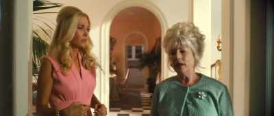 - And don't forget the umbrella. [sighs]
- Oh. [chuckles] - Palm Royale