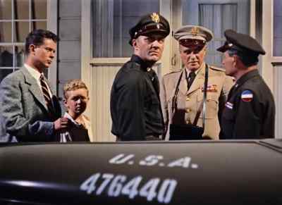 And Dr. Kelston thinks there's a
spaceship out there, underground. - Invaders from Mars
