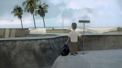 And drives down to the skate park
and cleans it up. - City of Ghosts