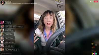 And Ellie Goff going
off Emily Close, - Dashcam