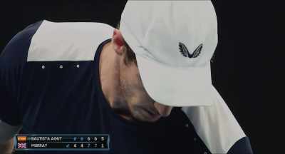 And that emotion looking as though
it's about to get the better - Andy Murray: Resurfacing