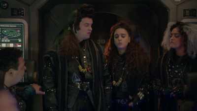 And, erm, how come
we can't turn our head 360 degrees? - Red Dwarf: The Promised Land