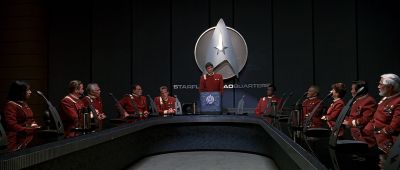 And to escort him safely through Federation space - Star Trek VI: The Undiscovered Country