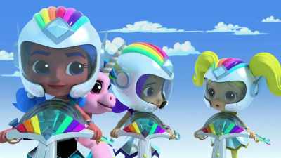 And even if he is real,
I bet he's friendly! - Rainbow Rangers