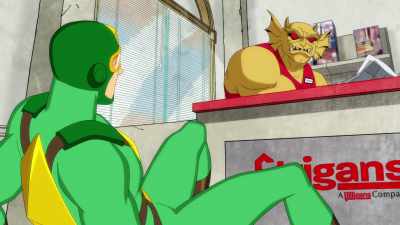 And even if you do, I doubt
she'll give you power. - Kite Man: Hell Yeah!