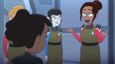 And nobody ever talks about this,
but they smell - Star Trek: Lower Decks