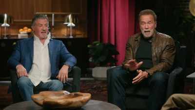And every so often
when I saw them cheating - Arnold & Sly: Rivals, Friends, Icons