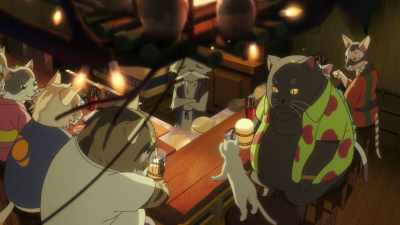 And everyone in this bar used to be human? - A Whisker Away