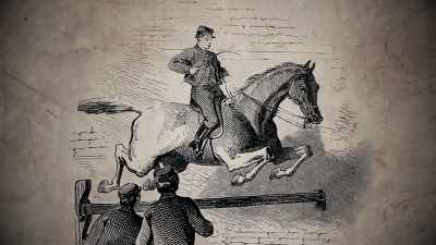 ‐ And he excelled
at horsemanship. - Grant