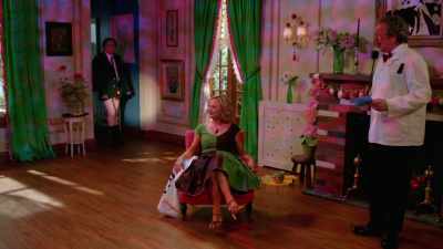 And finally, Charlie modeling
The Gopher's Nest. - At Home with Amy Sedaris