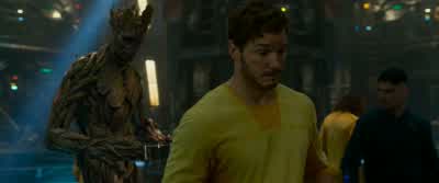 And finally, on the wall back there is a black panel. - Guardians of the Galaxy