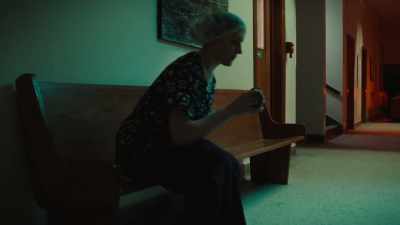 And to fit in with her co-workers,
including the janitor. - Haunted Hospitals