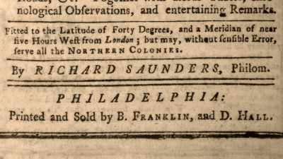 And Franklin decides
to incorporate this style - Benjamin Franklin