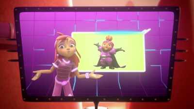 And from Horizon,
who made her own Galacto suit! - Ready, Jet, Go! Space Camp: The Movie
