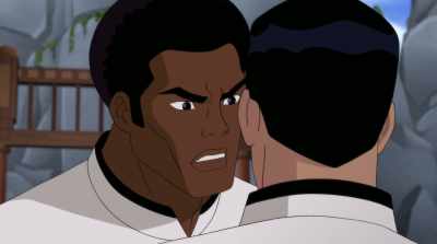 And from where I'm standing,
you ain't earned nothing, turkey. - Batman: Soul of the Dragon