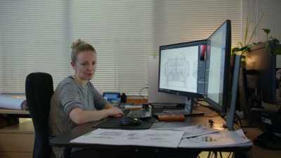 And from this,
I was able to recreate this in 3-d, - The Skywalker Legacy