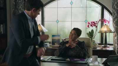 And gave the scholarship to Olive,
who's already a student here. - Big Shot